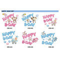 happy birthday with alphabet balloons garland arch kit